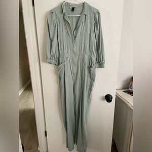 Green Jump Suit